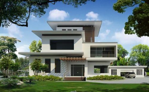 Những mẫu thiết kế biệt thự hiện đại đẹp 2021